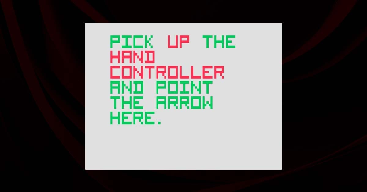 Generic gameplay screenshot from Fairchild Channel F Democart showing on-screen demo visuals