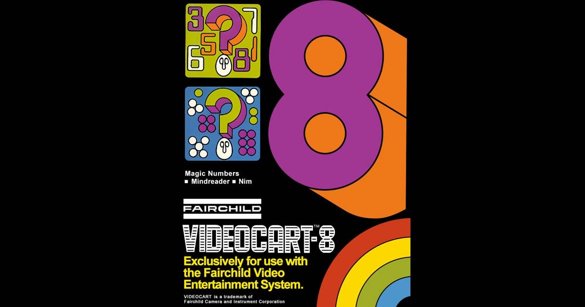 Box art of Videocart-7 Math Quiz II for Fairchild Channel F console