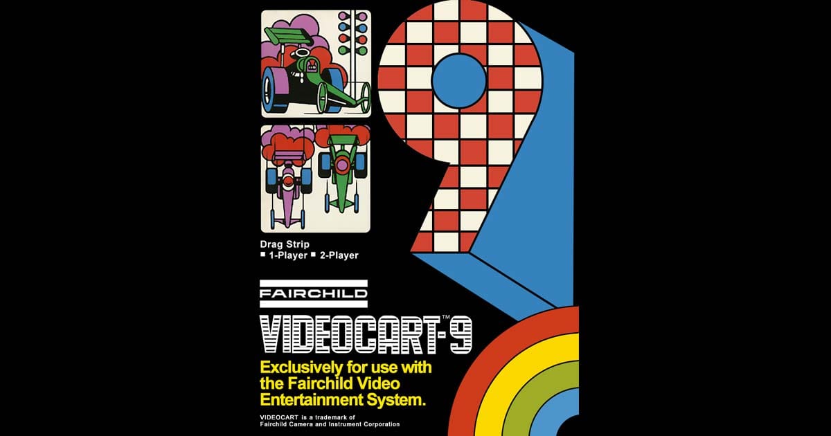 Box art of Videocart-7 Math Quiz II for Fairchild Channel F console
