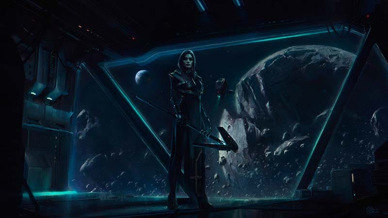 Action gameplay encounter with hostile entities