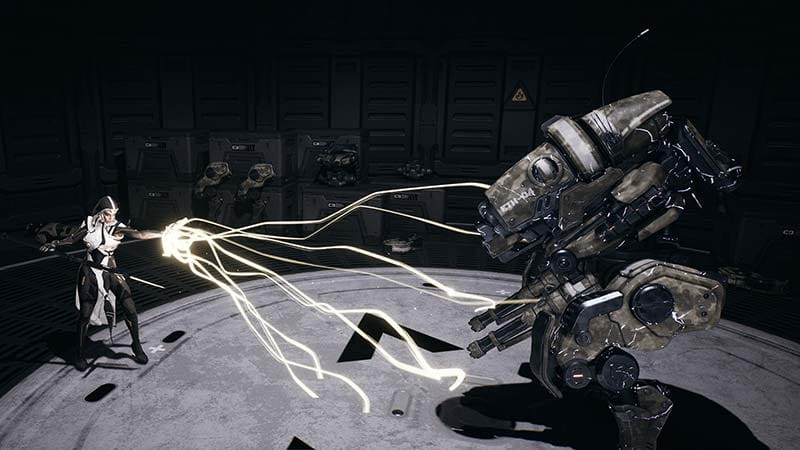 Dark corridor environment from the ARGOS colony ship