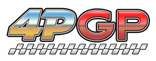 4PGP logo for arcade formula racing game branding