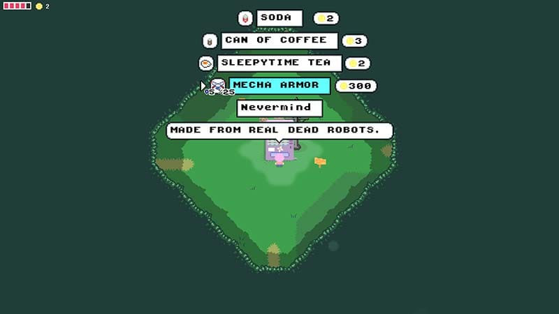 Afterplace dungeon discovery by Evan Kice indie.io pixel graphics action adventure