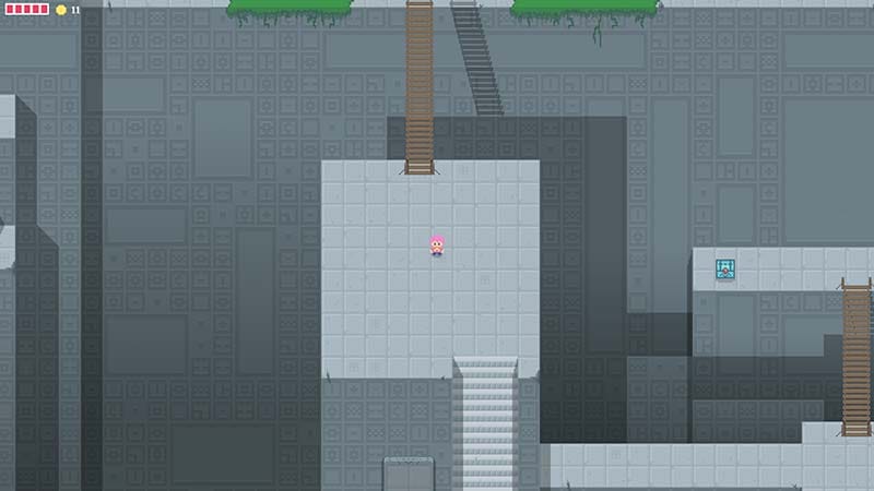 Afterplace hidden path and secret area by Evan Kice indie.io exploration focus