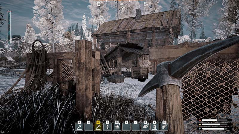 Wide view of the Alaskan frontier environment during exploration