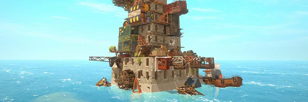 All Will Fall gameplay showing vertical city builder and colony simulation systems