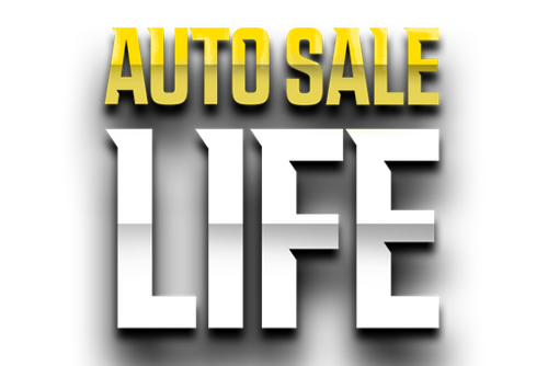 Auto Sale Life title logo with bold typography representing a car dealership simulation game