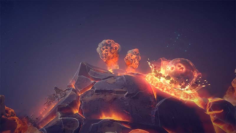 Gameplay scene showing orbital navigation with spacecraft and celestial objects