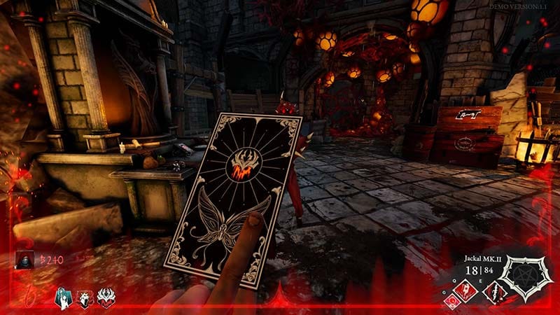Atmospheric dark fantasy environment during Blood Reaver gameplay