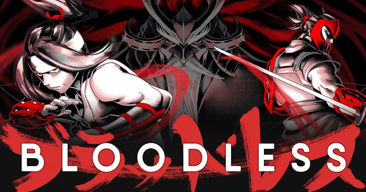 Bloodless key art ronin Tomoe non-lethal samurai combat action adventure game