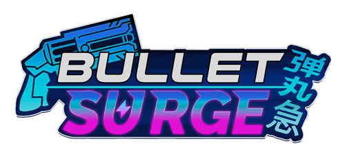 Bullet: Surge logo representing a puzzle-action strategy game adapted from a board game