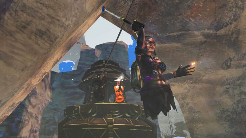 Frontier-inspired exploration area with loot and excavation opportunities