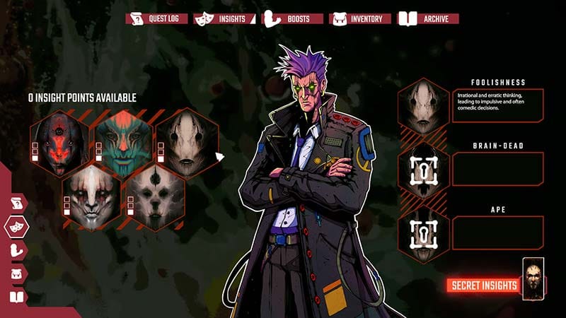Story scene showing characters during a dialogue interaction in a futuristic setting