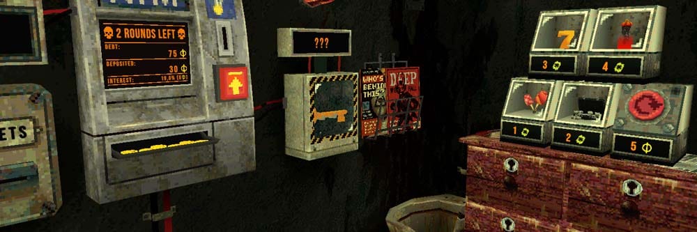Banner image showing the dark cell environment and slot machine from CloverPit
