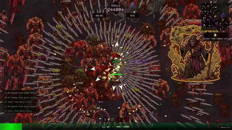 Codex Mortis gameplay with intense survival combat and enemy swarms