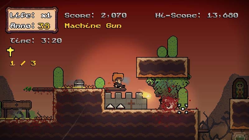 Gameplay options interface screen with control settings and configuration menu