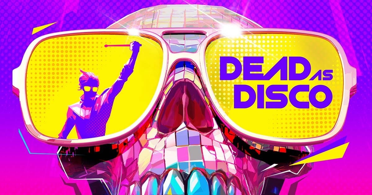 Music-synced combat scene featuring Charlie Disco battling enemies under neon stage lighting