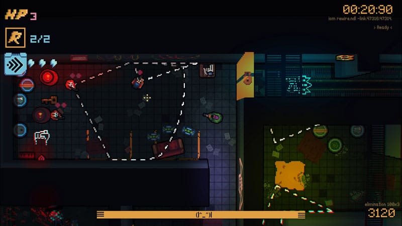 Single-player mission gameplay in DeadWire