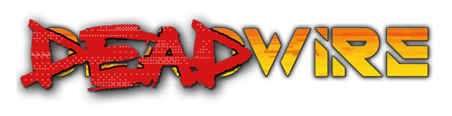 DeadWire logo for the PC cyberpunk action game by Shotgun Anaconda