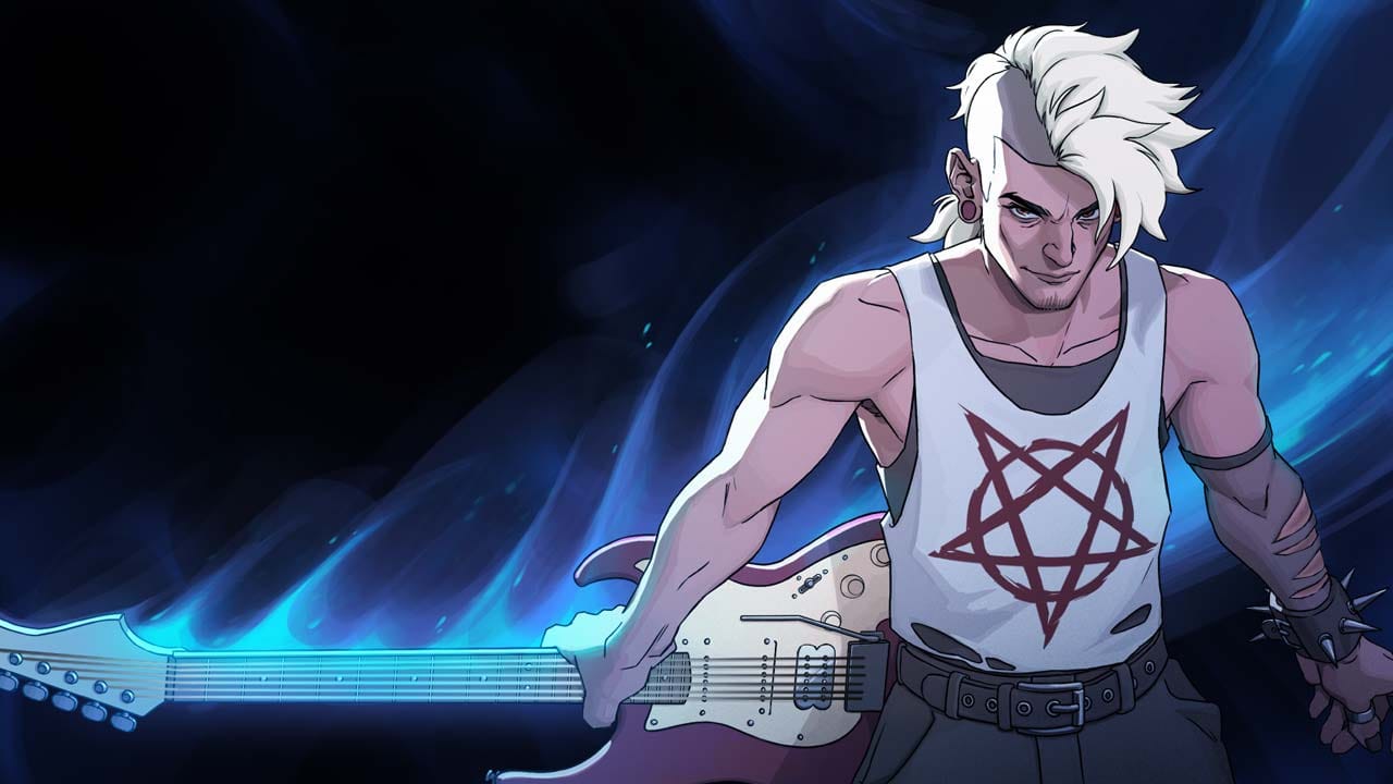 Devil Jam gameplay hellscape environment top down survivor roguelite combat waves