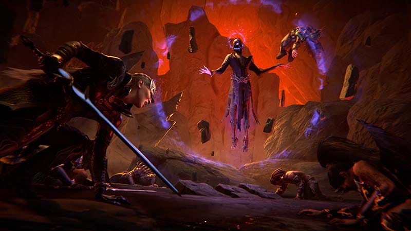 Dark fantasy world and atmospheric scenes in Disciples: Domination