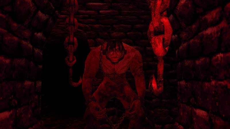 Firearms combat encounter against mutated enemies and ranged threats in tight spaces