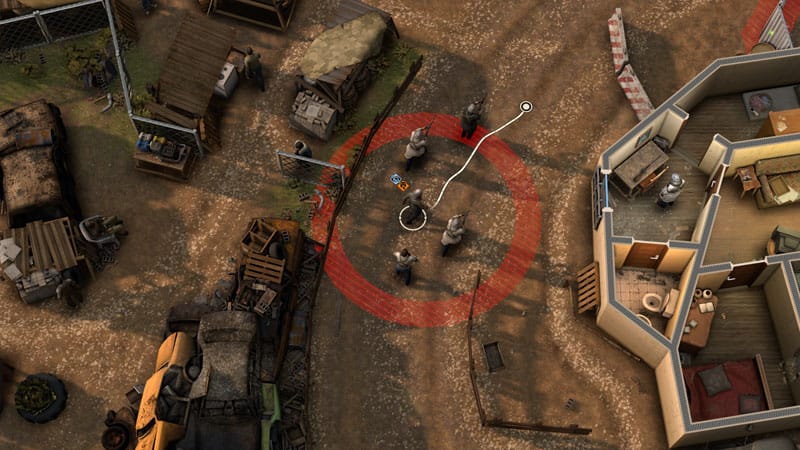 Night operation using tactical equipment during a hostage rescue mission
