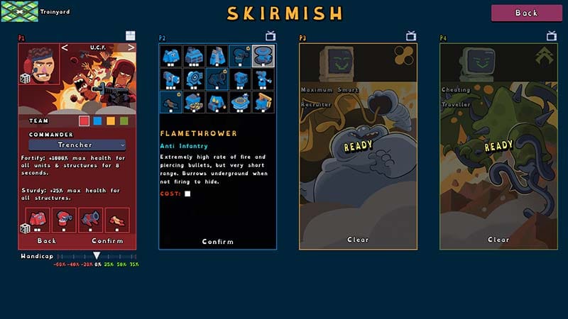 Wave Defense mode featuring escalating enemy attacks and fortifications