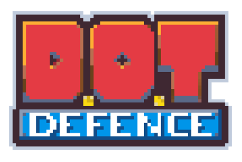 D.O.T. Defence logo featuring the game's minimalist strategy-themed branding