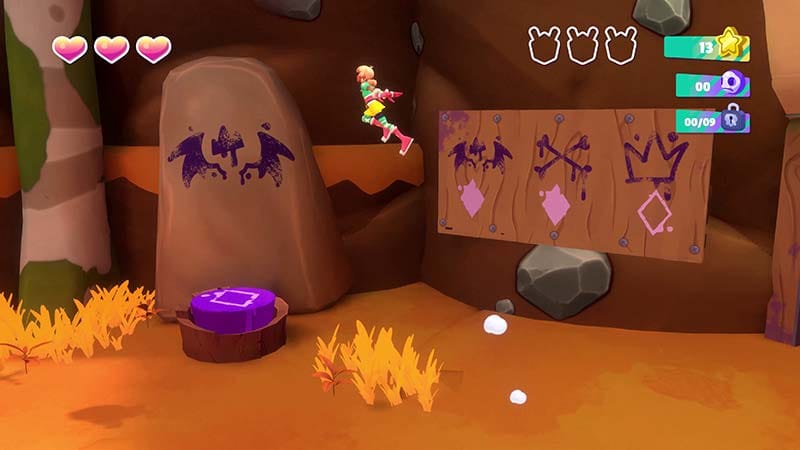 Gameplay scene showing Iko companion assisting characters with magical support abilities