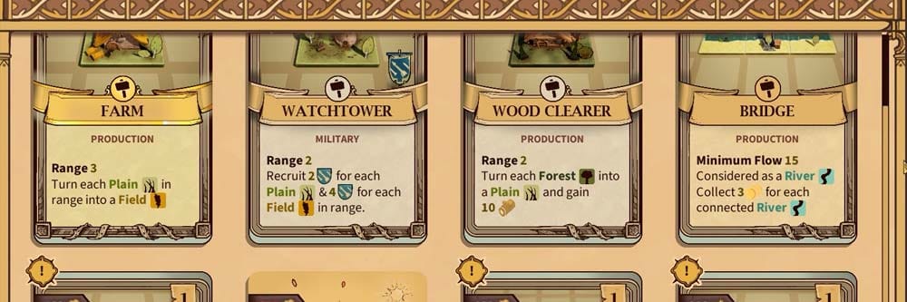 Banner image showing Drop Duchy medieval-inspired world and tile-based strategy gameplay