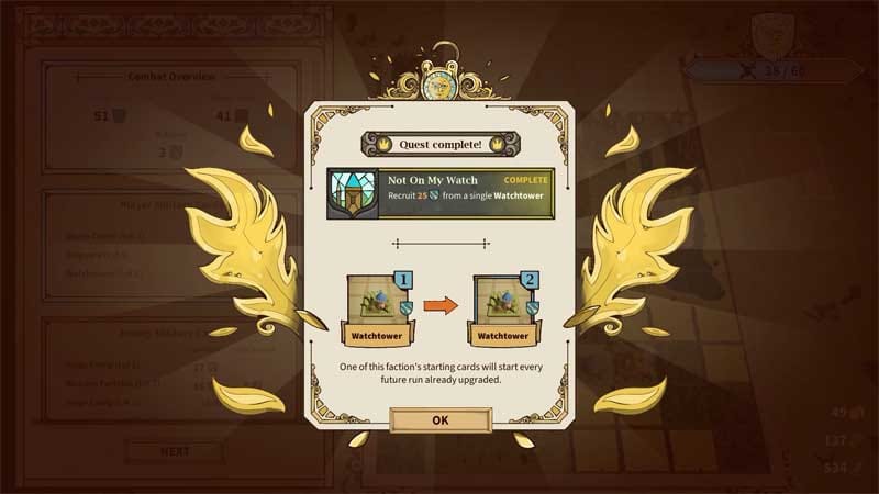 Gameplay scene showing tile placement on a procedurally generated landscape