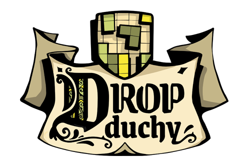 Drop Duchy title logo with stylized lettering