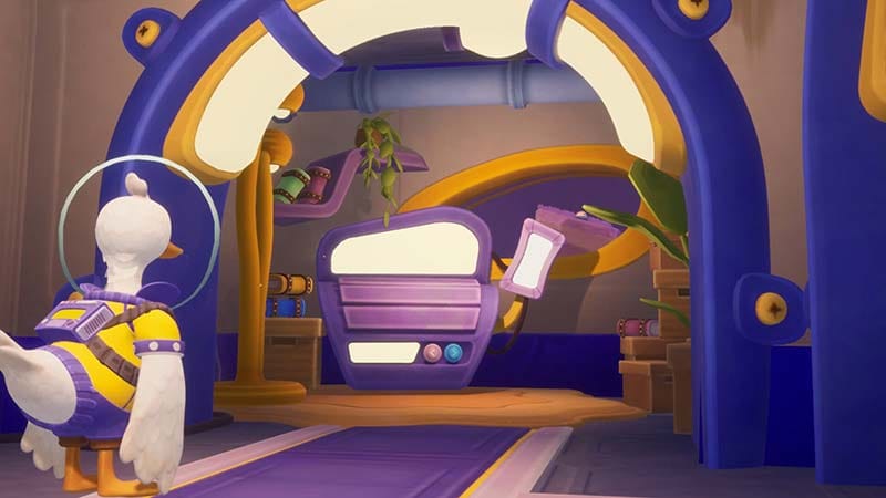 Story scene showing Doug resting beside his crashed spaceship