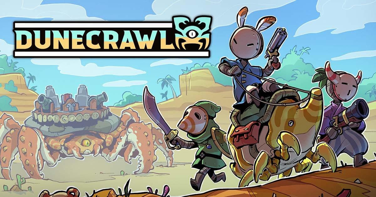 DuneCrawl key art featuring the official game logo