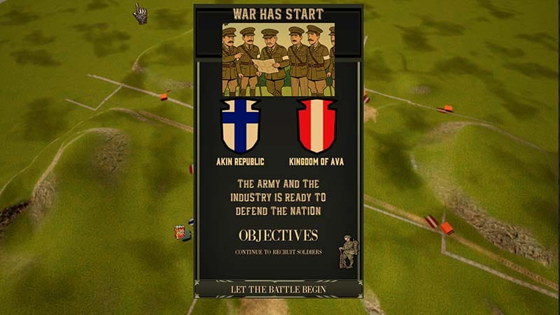 Industrial environment displaying wartime production facilities