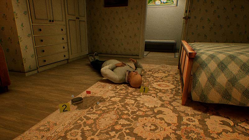 Interactive forensic interface with collected clues and investigative case details