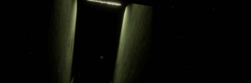 Banner image showing isolated figure in dark forest representing psychological horror setting