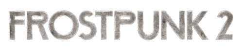 Frostpunk 2 logo representing a society survival strategy game set in a frozen post-apocalyptic world