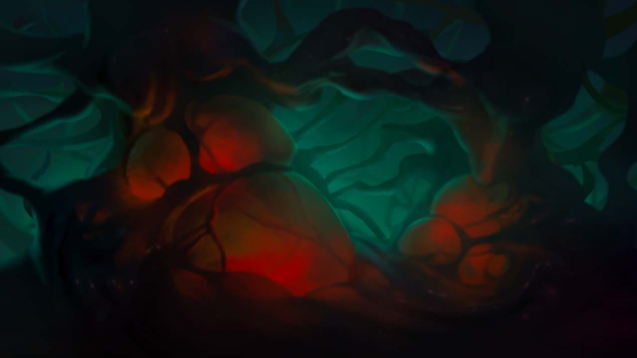 Pixel graphics gameplay scene from Galactic Glitch action roguelite