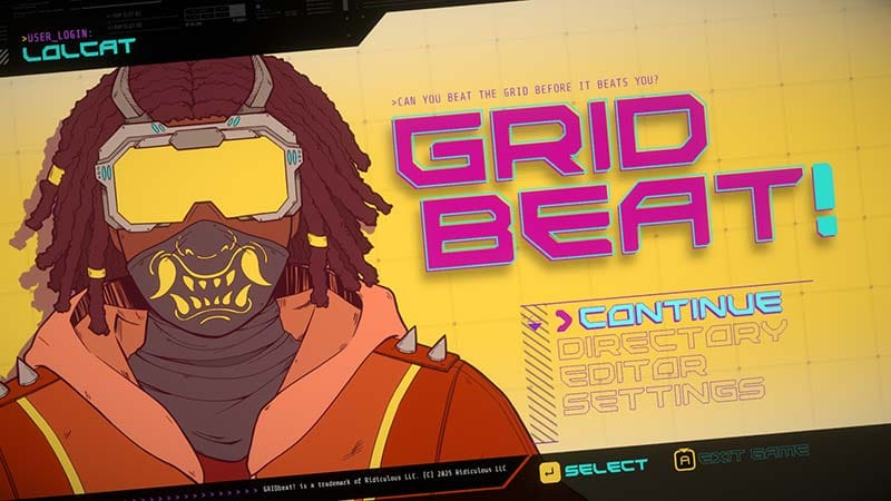 GRIDbeat gameplay rhythm based movement navigating grid dungeon with beat synchronized actions