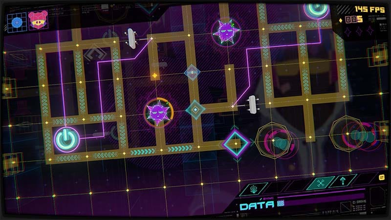 GRIDbeat gameplay avoiding hazards and server format wipes with precise rhythm timing