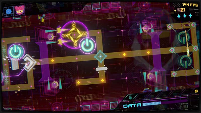 GRIDbeat gameplay advanced levels with complex rhythm patterns and enemy encounters