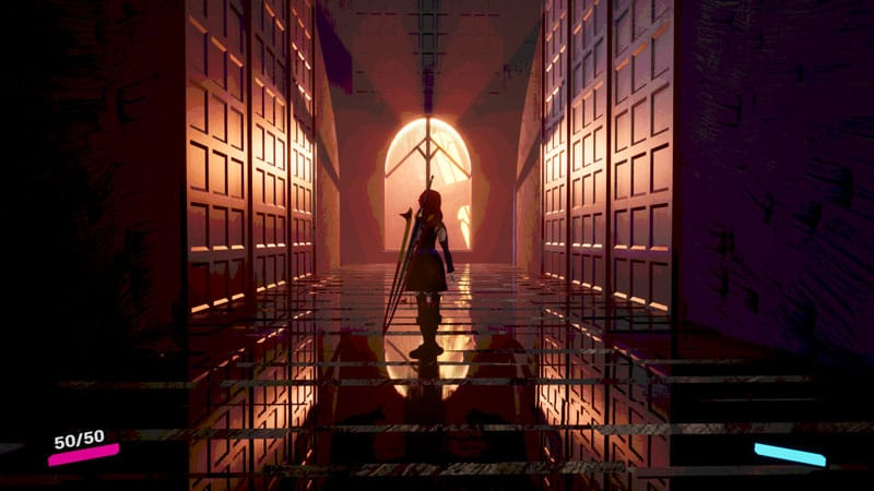 Traversal gameplay using Memory Rails during fast DreamWorld movement