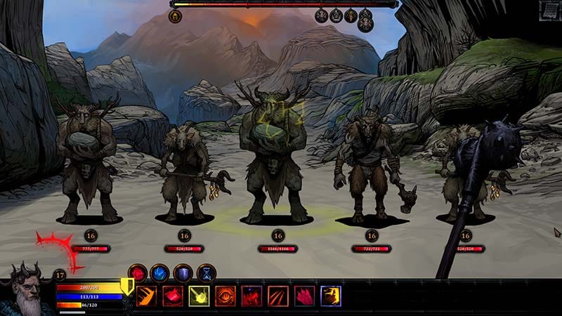 Gameplay view showing dungeon exploration filled with lore and hidden paths