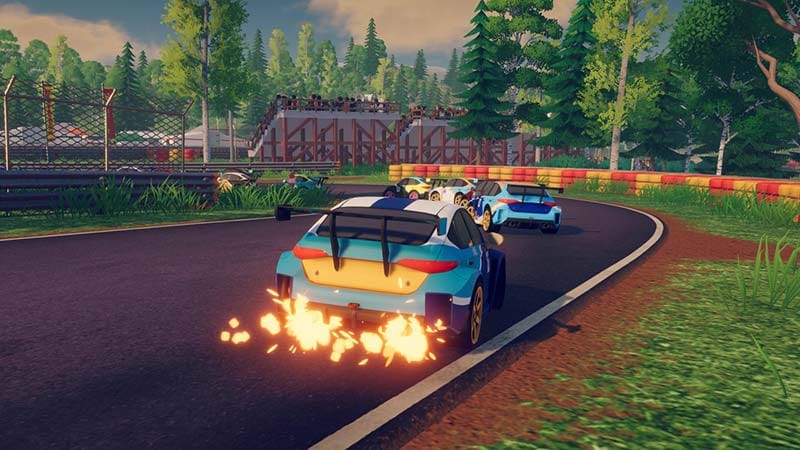 Career mode and racing systems in iRacing Arcade by Original Fire Games.