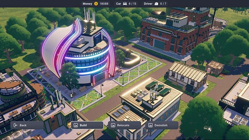 Racing environment view from iRacing Arcade by Original Fire Games.