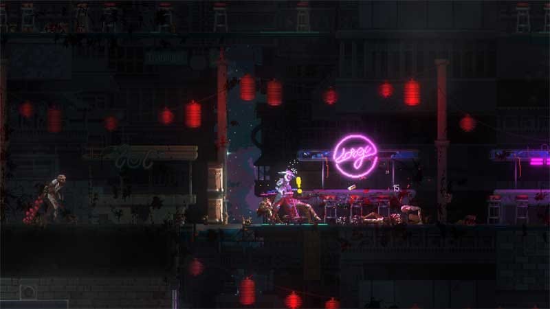 Roguevania exploration showing interconnected space station sectors in Katanaut.