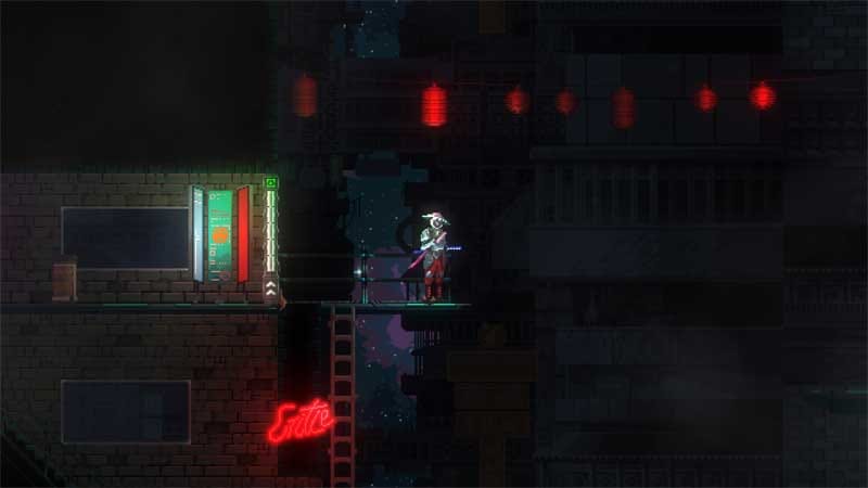 Boss encounter showcasing strategic combat in Katanaut by Voidmaw.