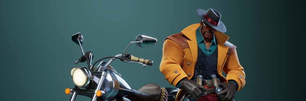 Banner image showing a stylized arena from a competitive team shooter